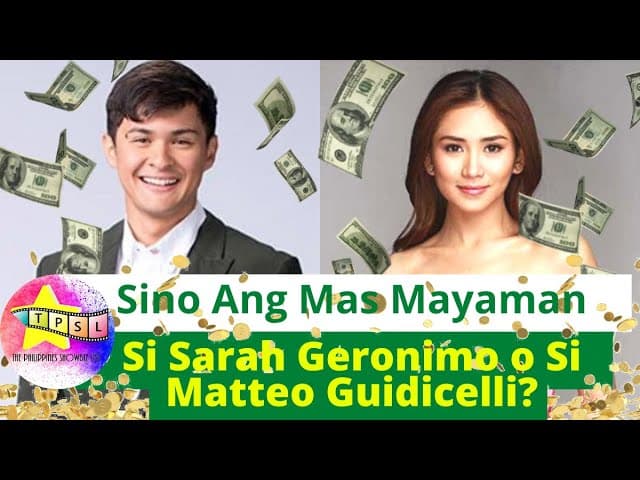 Sino ang Mas Mayaman Si Sarah Geronimo o Si Matteo Guidicelli