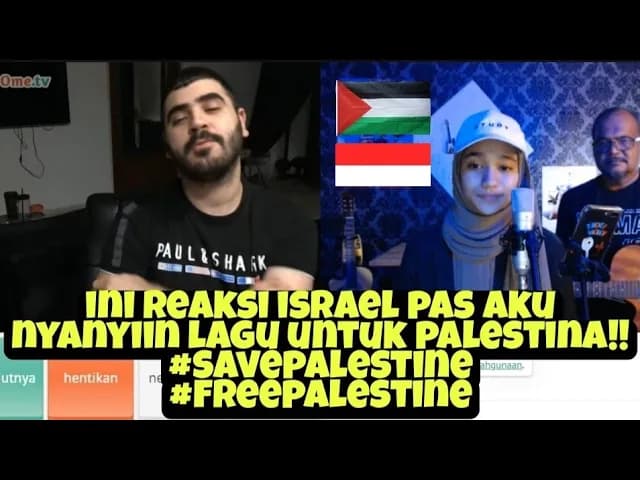 DEG DEGAN NYANYI LAGU UNTUK PALESTINE DI SERVER ISRAEL!!!😊BISMILLAH...😊🙏 OME TV.INTERNASIONAL#PART11