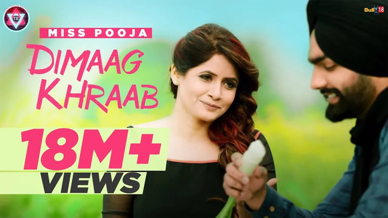 Dimaag Khraab | Miss Pooja Featuring Ammy Virk | Latest Punjabi Songs 2016 | Tahliwood Record