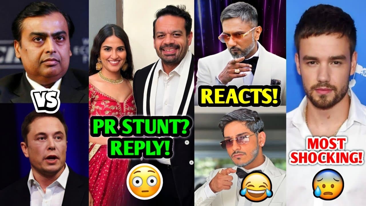 PR STUNT Flying Beast BIG REVEAL! 😳| RIP Liam Payne, Honey Singh on Purav Jha, Elon Musk Vs Ambani