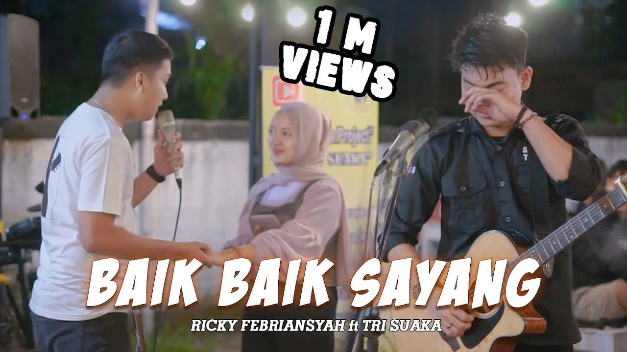 TRI SUAKA TIDAK KUAT LIHAT RICKY DAN CEWEK INI | BAIK BAIK SAYANG - WALI (LIVE COVER) FT TRI SUAKA