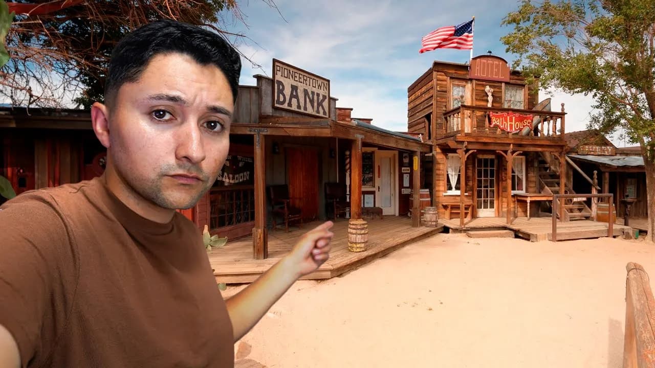 Así es un PUEBLO DEL LEJANO OESTE en California 🇺🇸