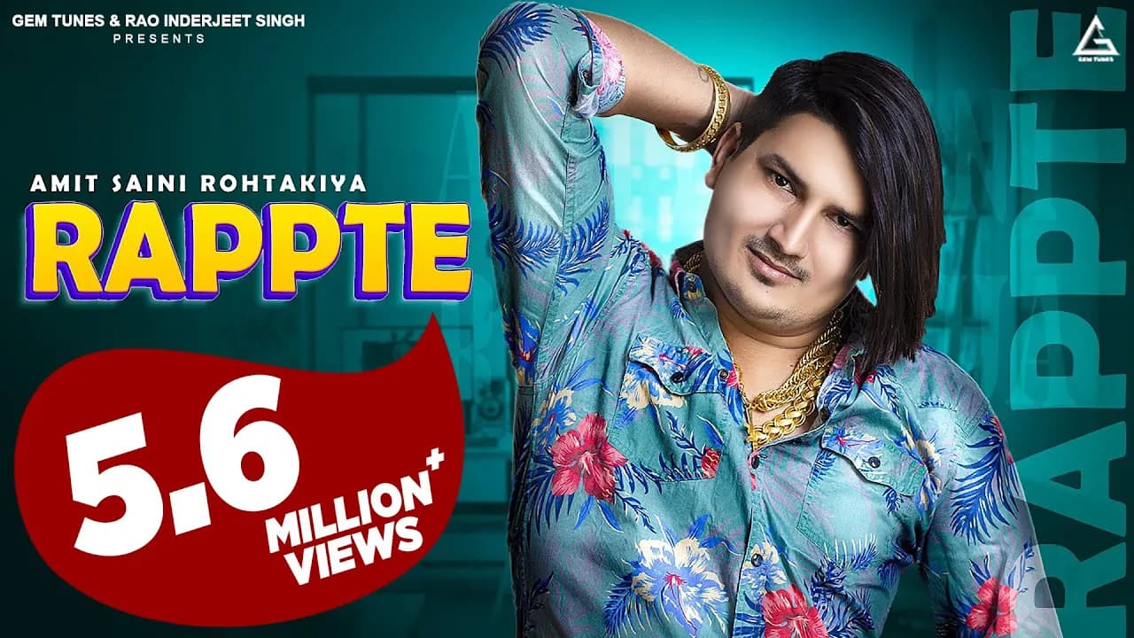 Rappte (Official Video) : Amit Saini Rohtakiya | Deep Kaliraman | Shivangi Dabas | New Haryanvi Song