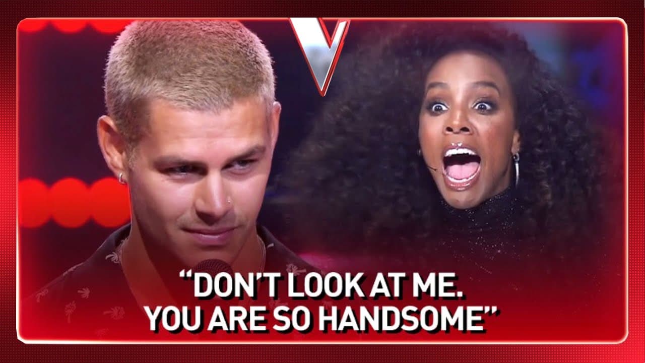HANDSOME singer sets Coach Kelly's HEART ON FIRE in The Voice | #Journey 159