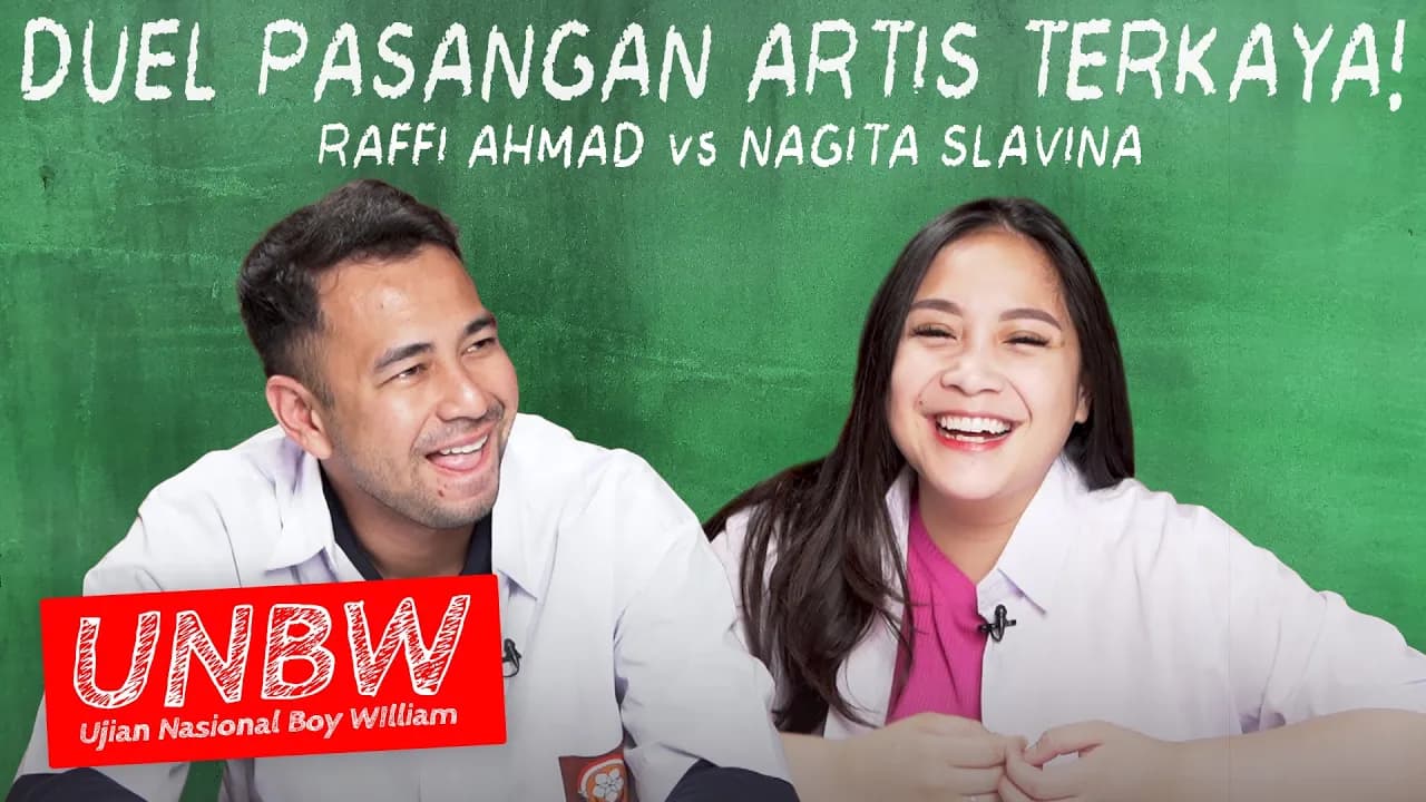 PASANGAN ARTIS TERKAYA! PINTERAN RAFFI AHMAD ATAU NAGITA SLAVINA! | #UNBW