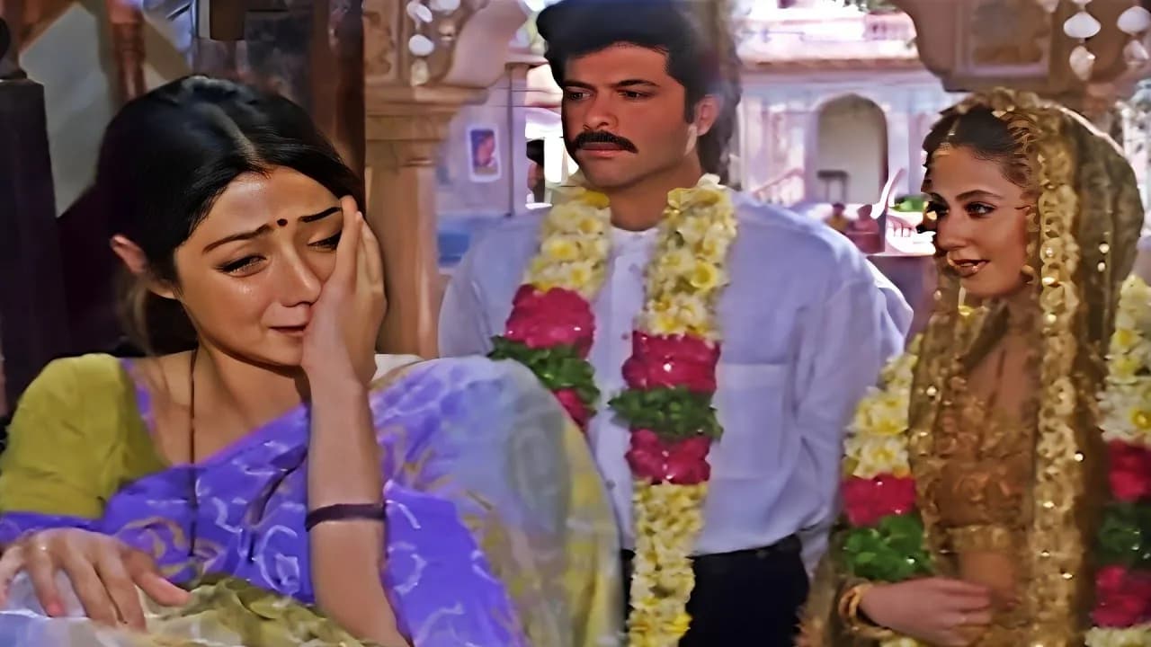 २ करोड़ रूपये के लिए पति को बेचके पति का किया पंचनामा - Emotional Scene -Anil Kapoor, Sridevi -Judaai