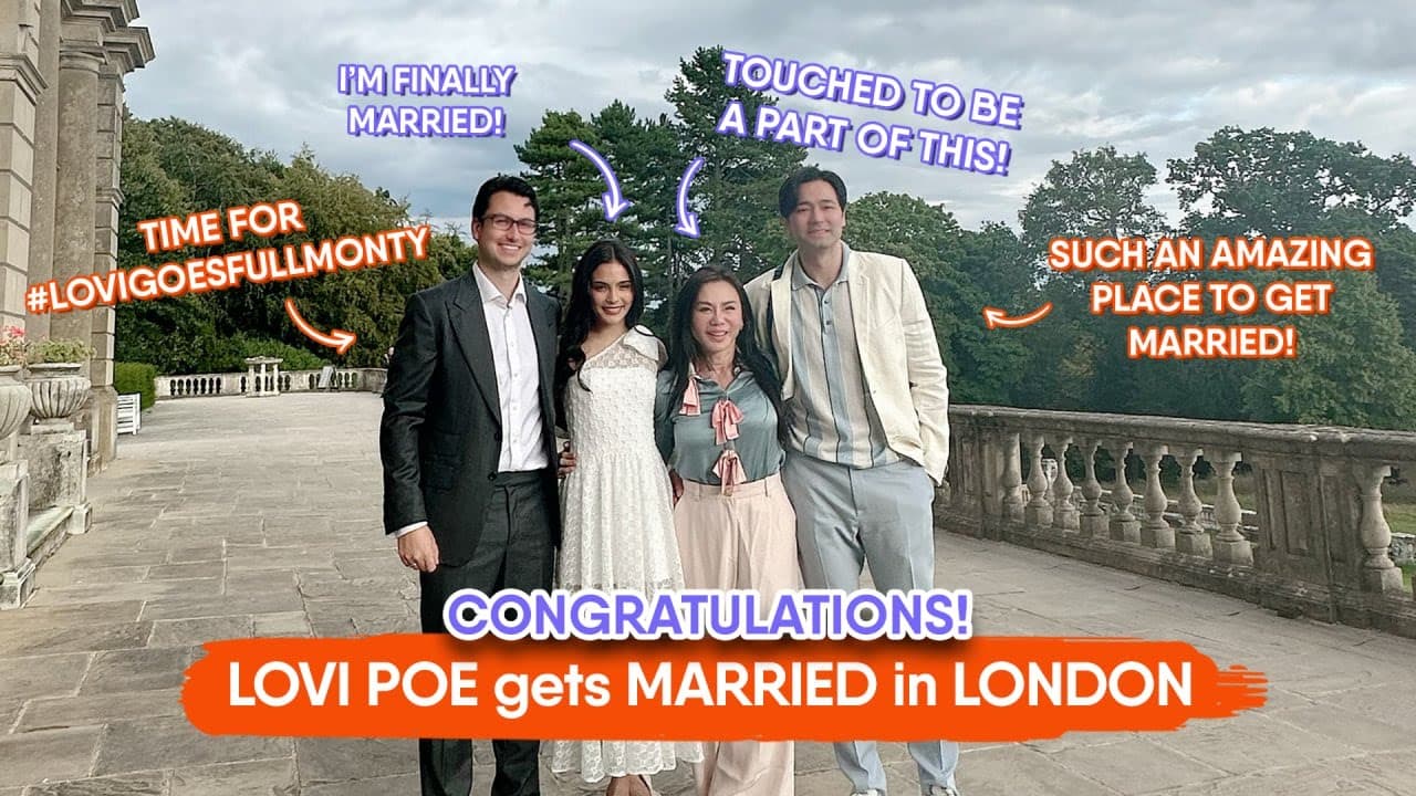 LOVI POE GETS MARRIED IN LONDON! | DR. VICKI BELO