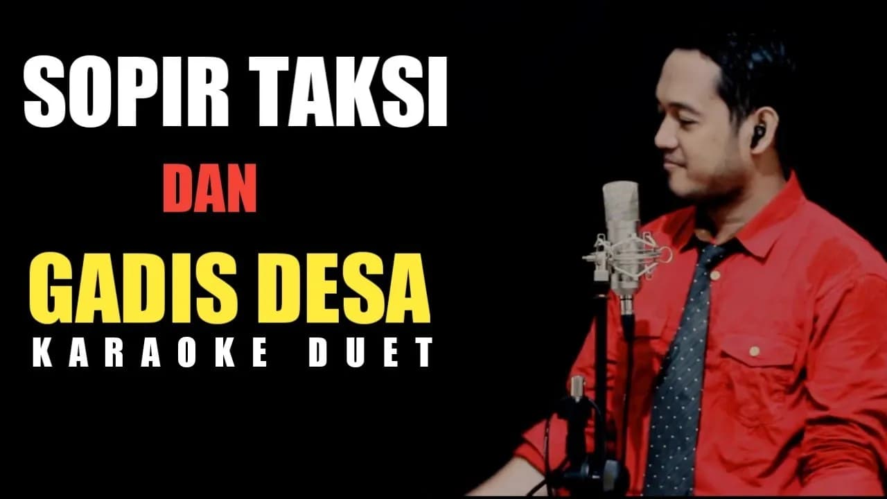 SOPIR TAKSI DAN GADIS DESA (Yus Yunus/Iis Dahlia) Karaoke Duet Cowok || CaAn Dixon