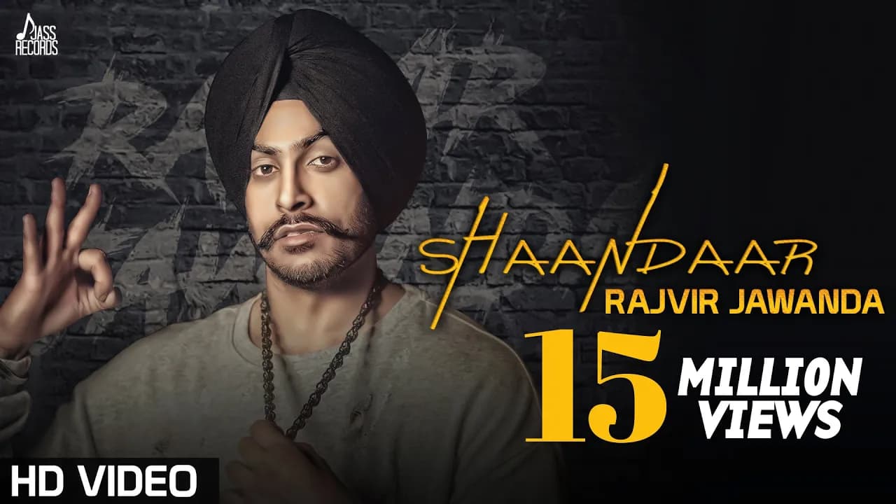 Shaandaar | Official Music Video |  Rajvir Jawanda Ft. MixSingh | Songs 2016 | Jass Records