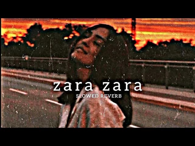 Zara Zara Bahekta Hai - jalraj | Slowed Reverb |@ARUNANIMATION2.O #mrarunlofisong