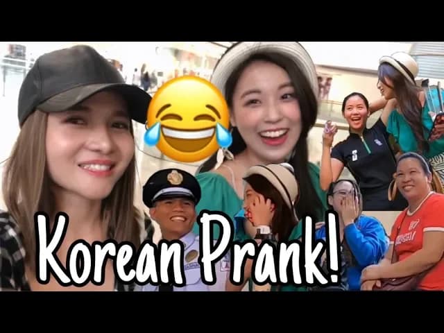 KOREAN PRANKING FILIPINOS in Tagalog (w/Shine Kuk) | Kristel Fulgar
