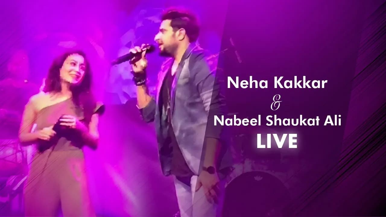 Dil Diyan Gallan | Neha Kakkar and Nabeel Shaukat Live | #atifaslam