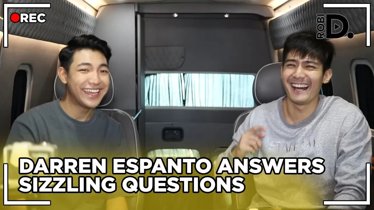DARREN ESPANTO IN THE HOT SEAT | ROBI DOMINGO
