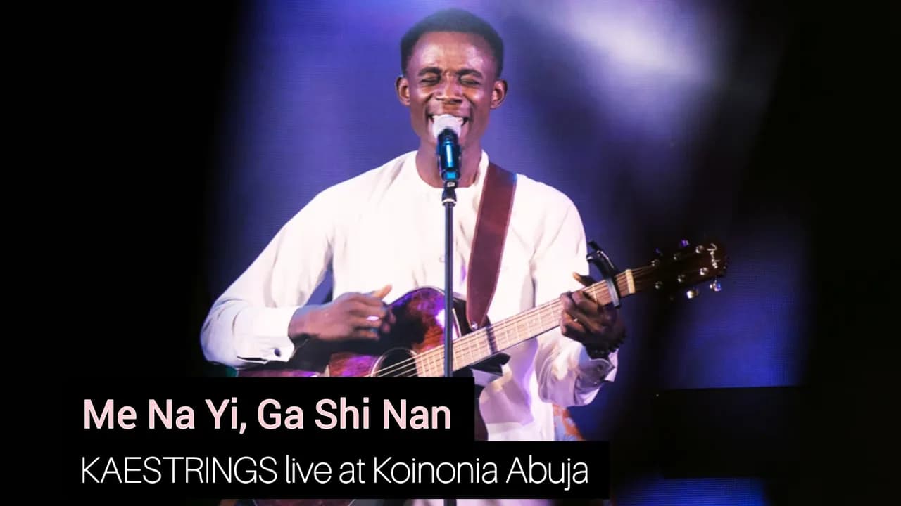 Minister Kaestrings live in Koinonia Abuja 🔥 - GA SHI NAN, ME NA YI DAKA SO NI HAKA