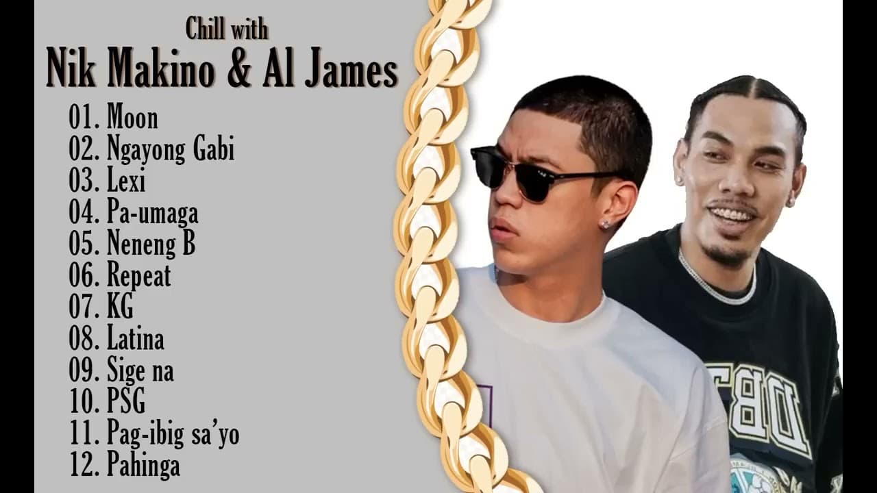 Chill Rap with Nick Makino and Al James OPM Rap songs | Moon | Ngayong Gabi | Neneng B