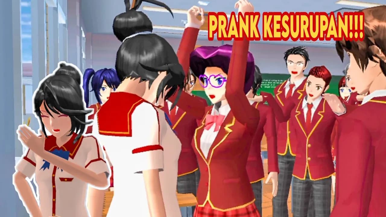 PRANKK!!! ALICE KESURUPAN EKSPRESI MAKI DAN TEMAN TEMAN BIKIN NGAKAK | SAKURA SCHOOL SIMULATOR