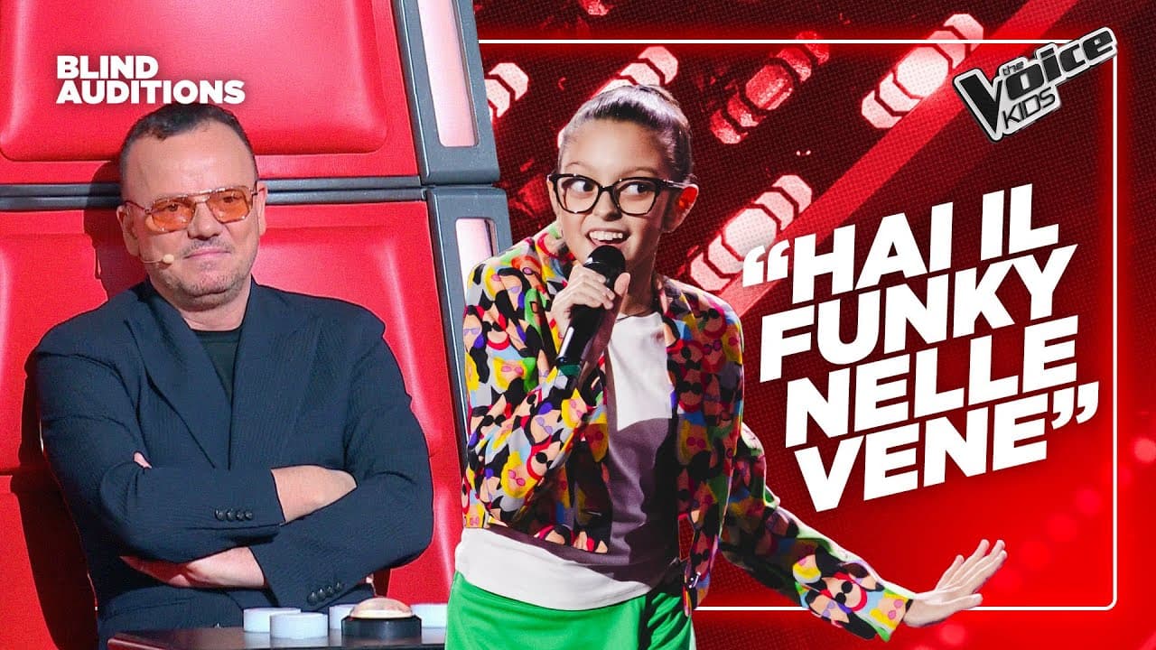 Nausica scatena il suo funky con “Un Amore Da Favola” di Giorgia | The Voice Kids 3 Blind Auditions