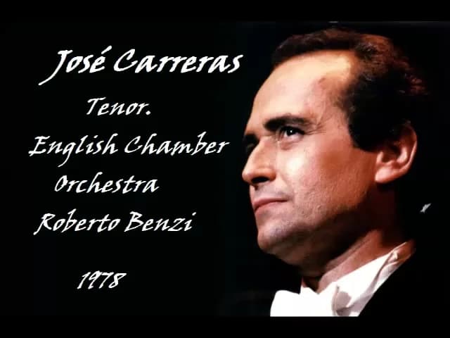 José Carreras. Granada. Agustin Lara.
