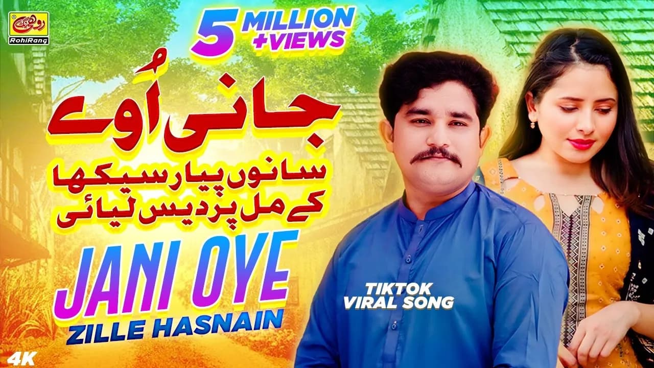 Jani Oye | NEW OFFICIAL SONG | Zille Hasnain | Sanu Piyar Sikha Ke Mal Pardes Liyae
