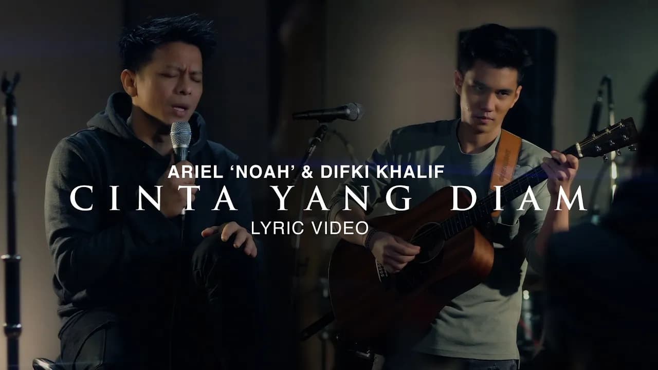 Ariel NOAH & Difki Khalif - Cinta Yang Diam (Lyric Video)