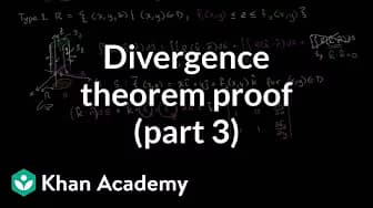 Divergence theorem | Multivariable Calculus | Khan Academy