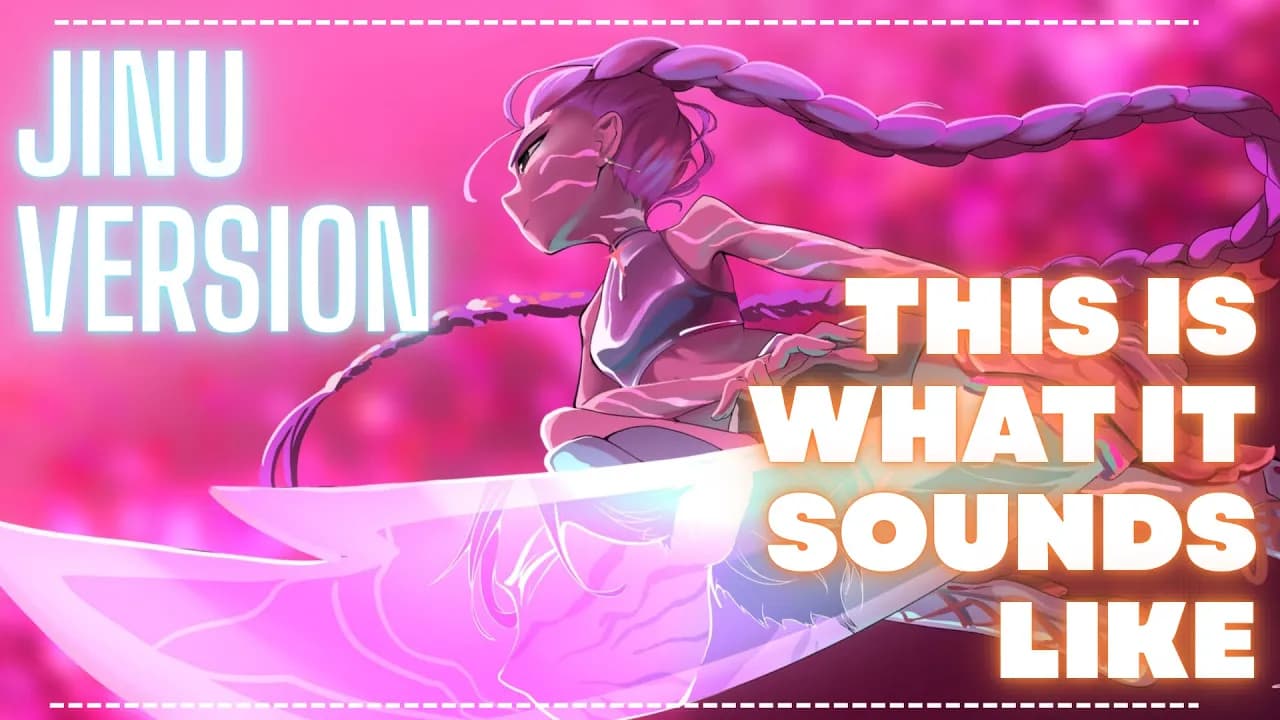 This Is What It Sounds Like Cover (JINU. VER) 【 Loganne & Friends 】⌜ KPop Demon Hunters ⌟