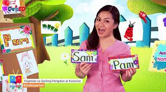 Kindergarten Q1 Episode 1: Recognition of One's Name and Gender