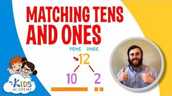 Matching Tens and Ones | 1st Grade | Math | Kids Academy