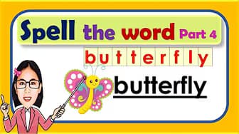 Learn How to Spell Basic Words Part 4: Animals - Word, Spelling, Lesson with Quiz