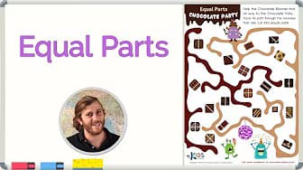 Equal Parts | Math Lessons for 2nd Grade | Kids Academy