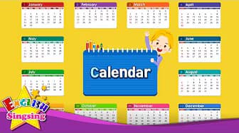 Calendar - Months and Days - Kids Vocabulary - Learn English for Kids - English Educational Video