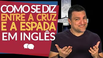 How do you say 'Between the Cross and the Sword' in English?
