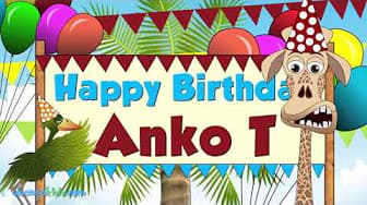 Happy Birthday to Anko T! - Ubongo Kids Singalong - African Animation
