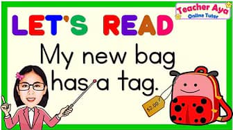 LET'S READ | Practice Reading | Reading Lesson for Kids | Simple Sentences | Teacher Aya Online Tutor