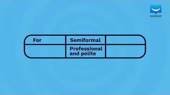 Semiformal Letters