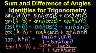 Sum and Difference Angle Identity for Trigonometric Functions (Tagalog/Filipino Math)