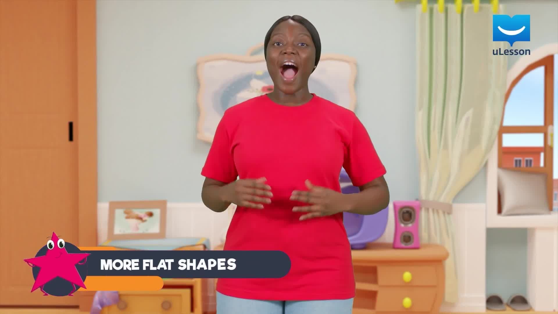 Shapes - Plane Shapes - 2 - More Flat Shapes