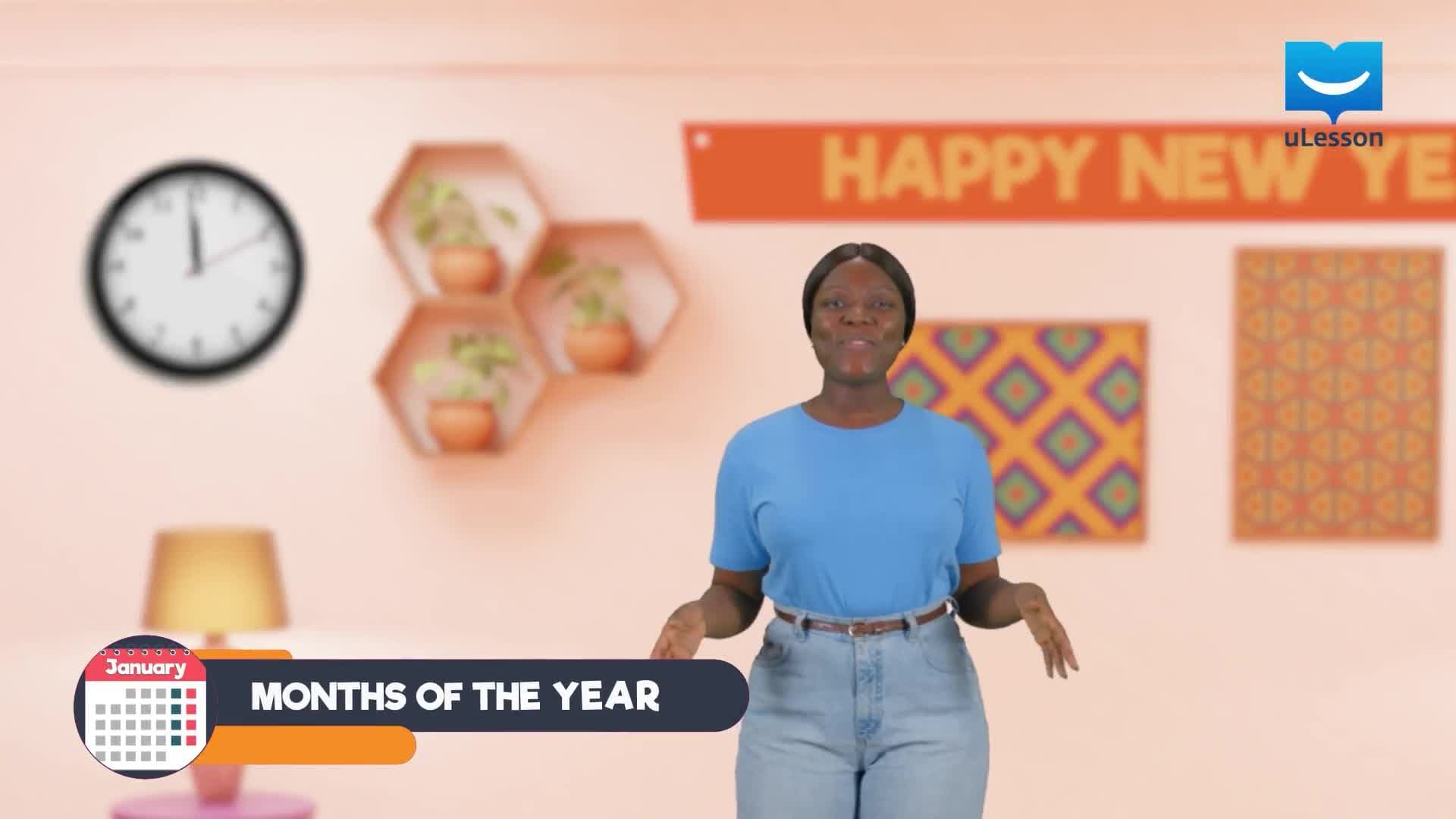 Measurement - The Clock - 4 Months of the Year