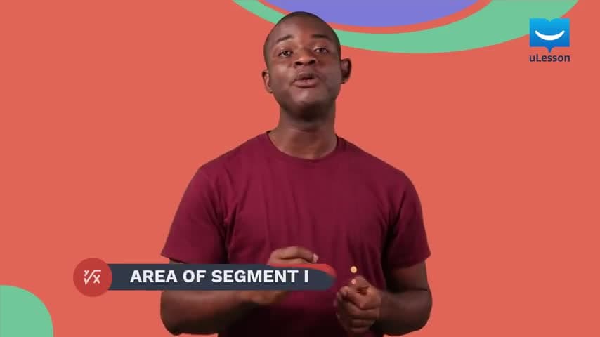 Plane Shapes - Parts of a Circle - 19 - Area of Segments 1