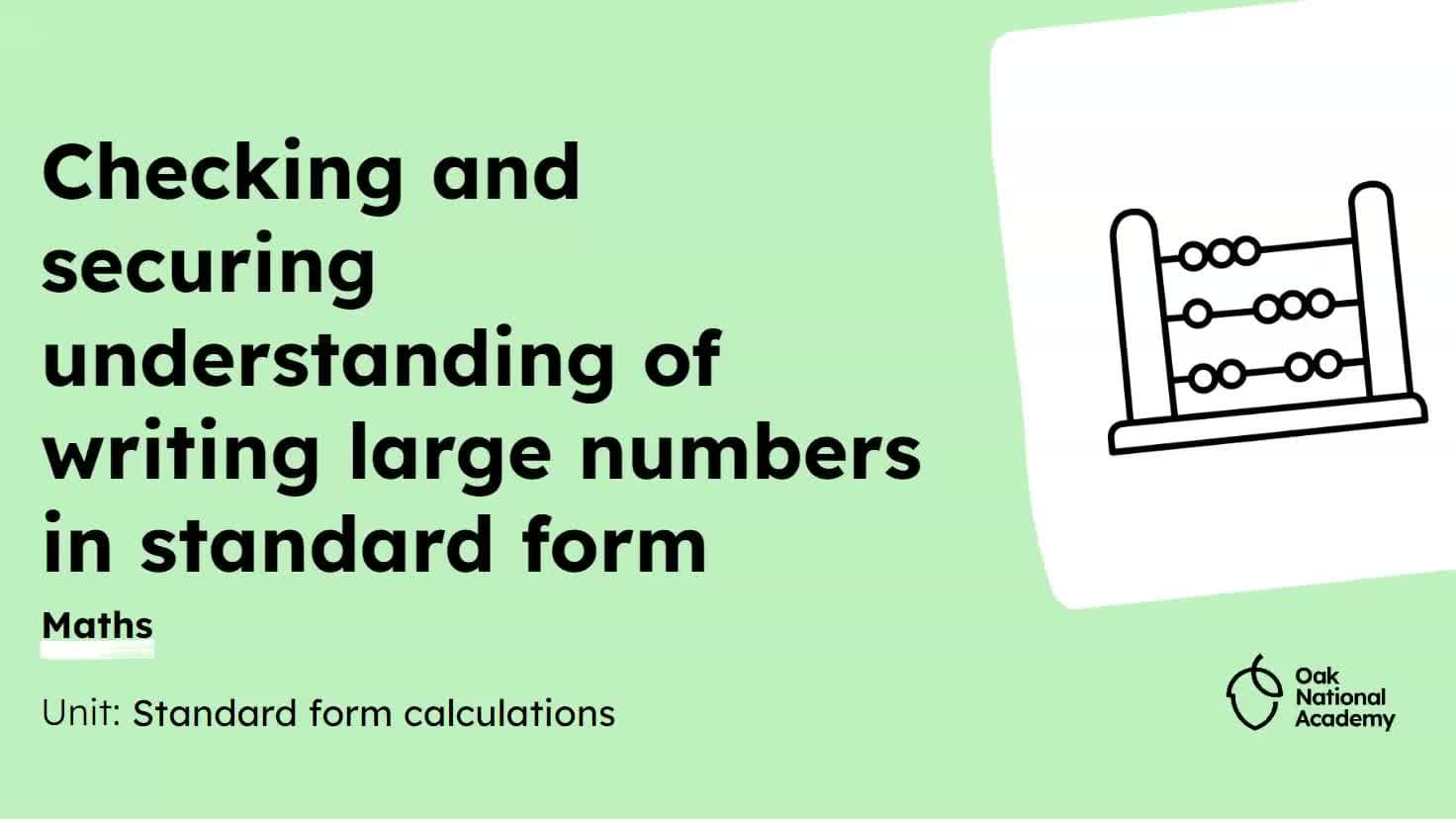 KS4 Maths - S1E99