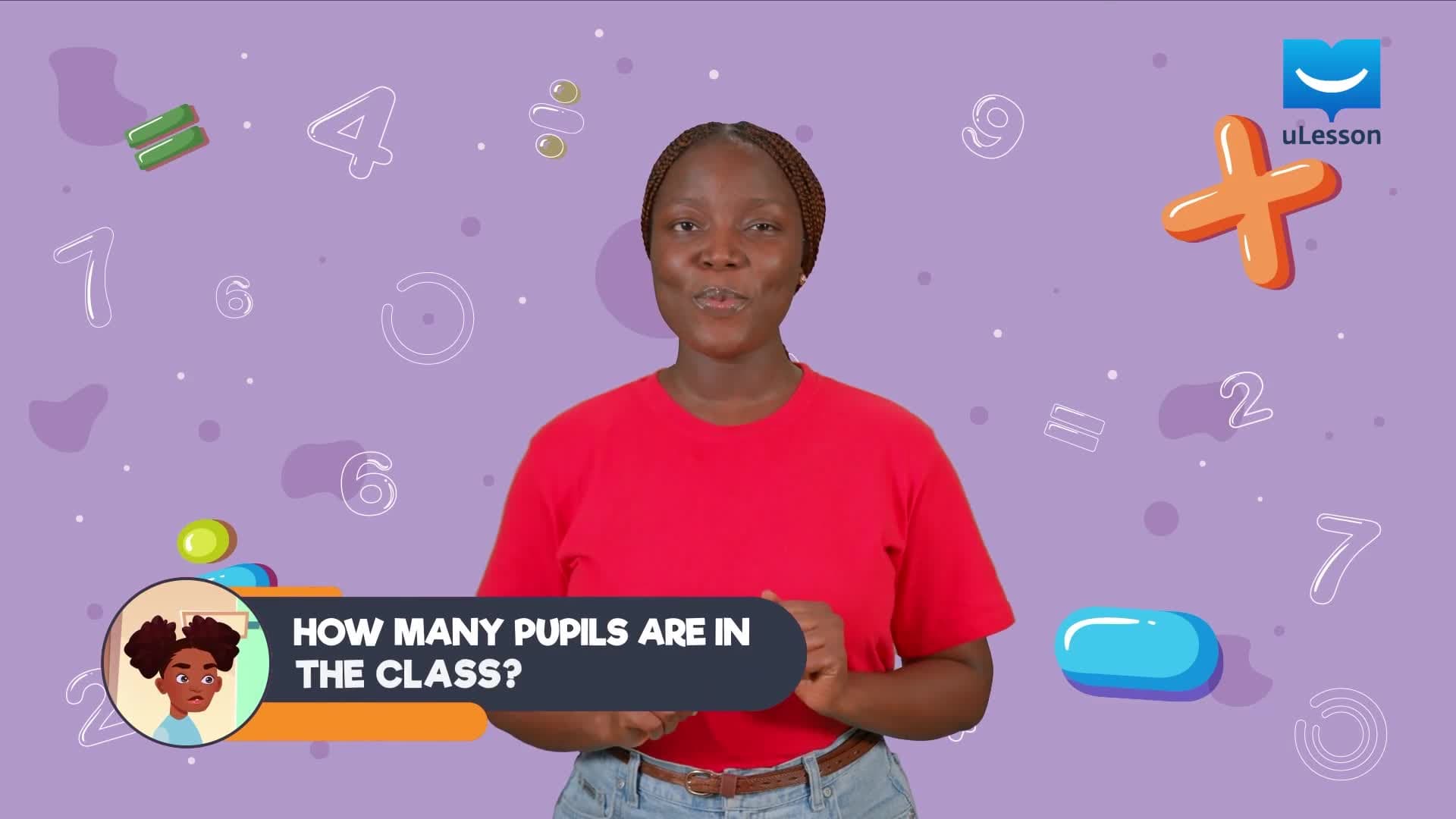 Basic Operations - Let's Add -5 - How Many Pupils Are in the Class?