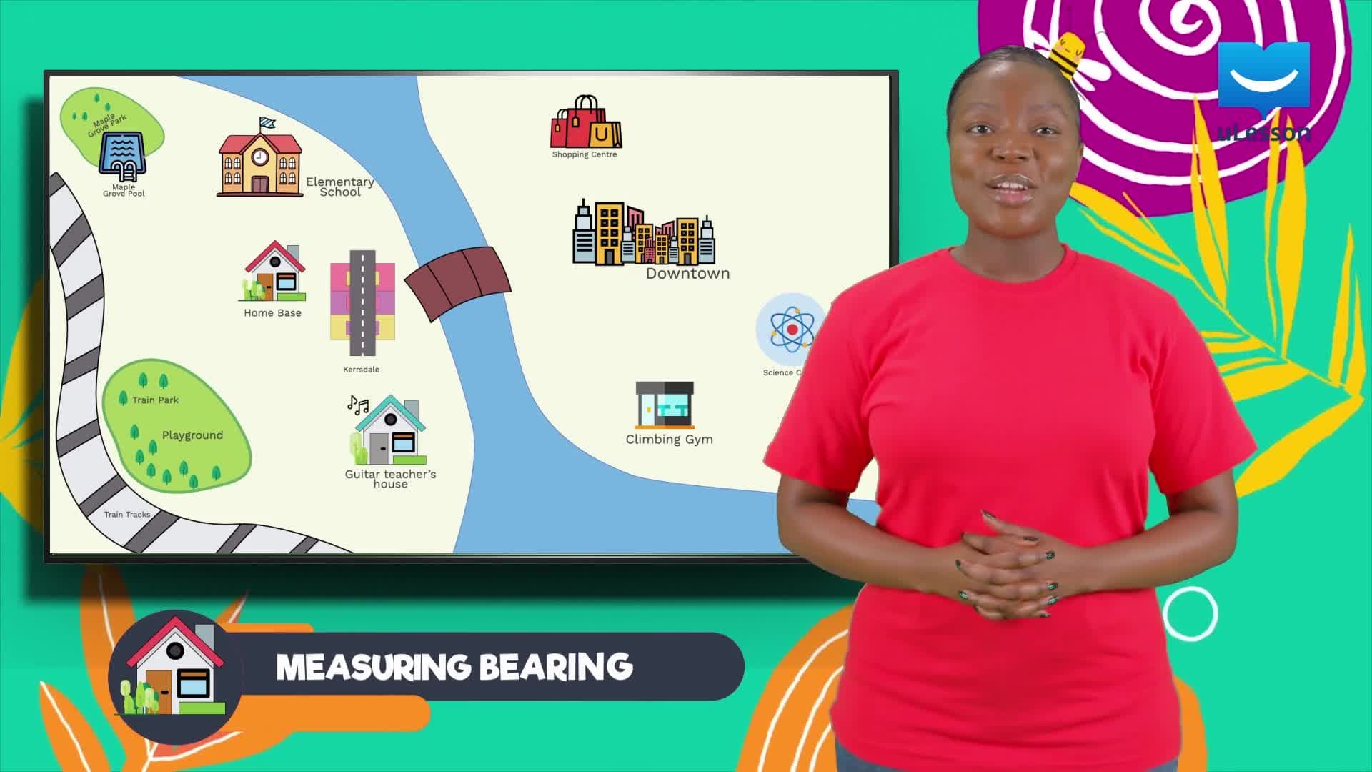 Geometry - Lines and Angles - 16 - Measuring Bearing