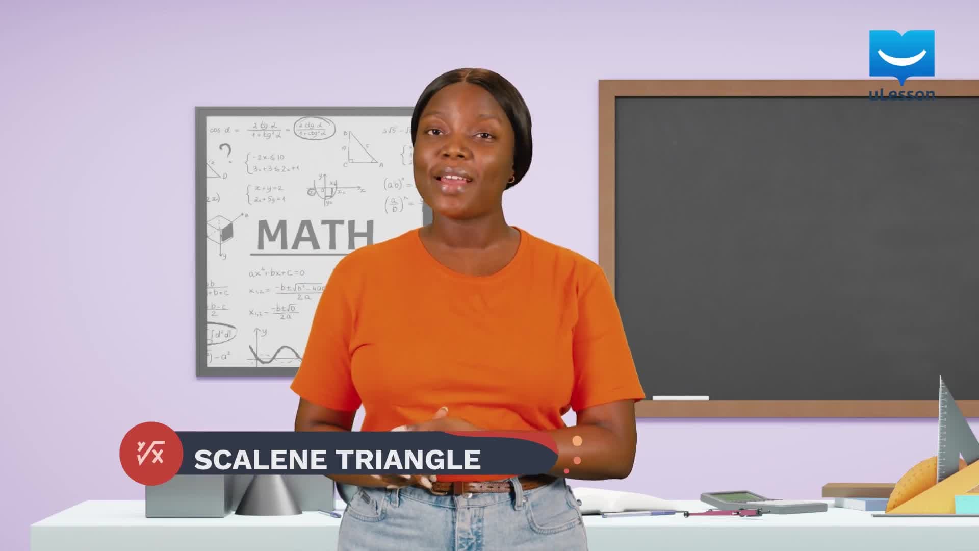 Properties of Plane Shapes - Triangles and Polygons - Grade 9 - Scalene Triangle