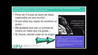 Proceso de creacion de un video didactico con herramientas de IA