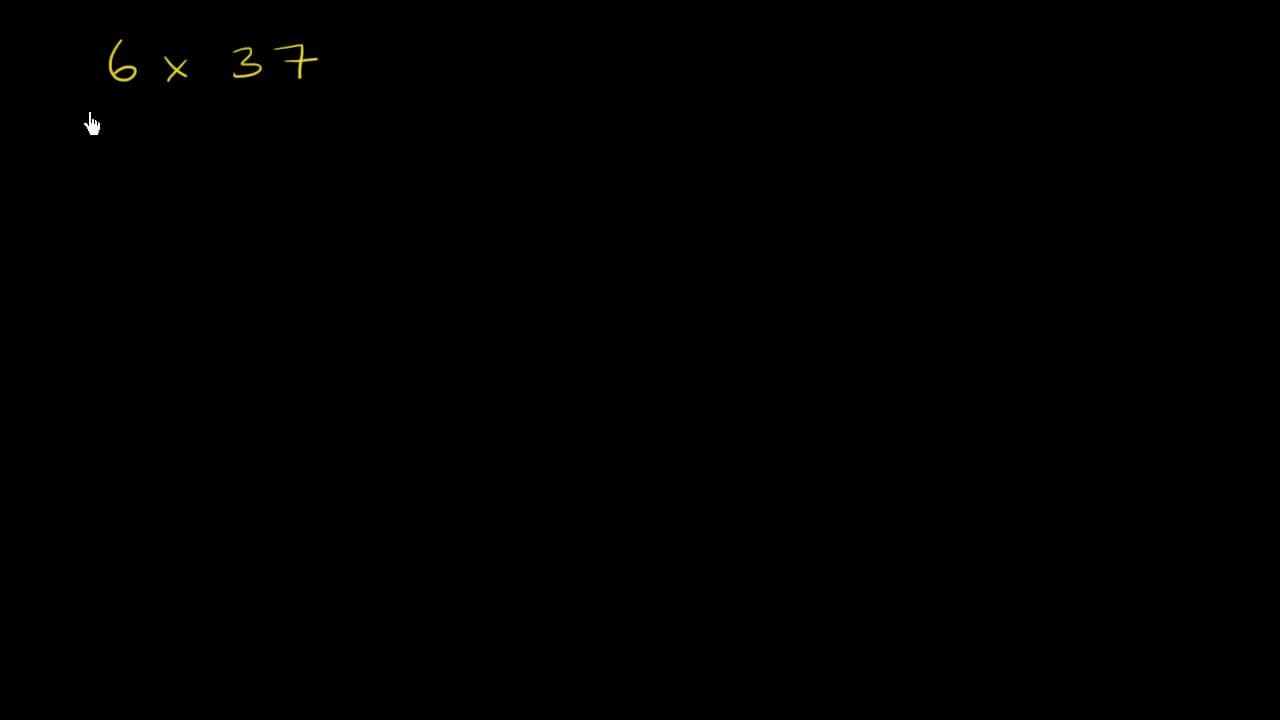 Multiplying: 2 digits times 1 digit (with carrying) | Arithmetic | Khan Academy-S1E16