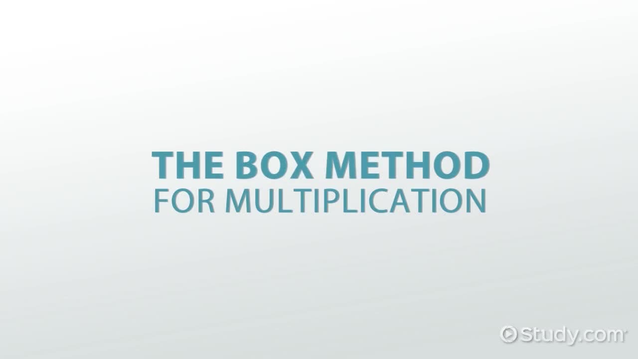 Box Method Multiplication | Definition, Steps & Examples
