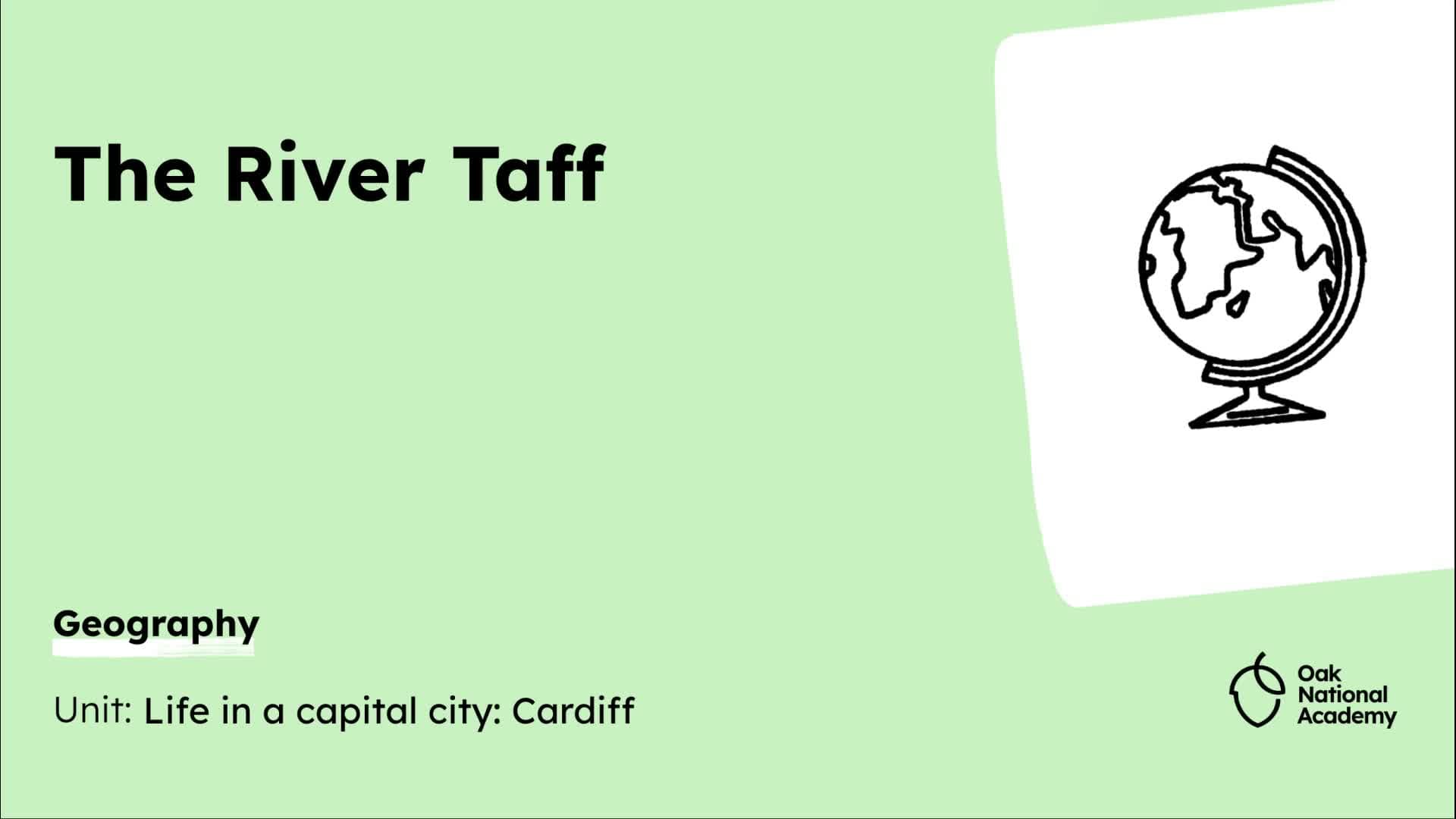 The River Taff