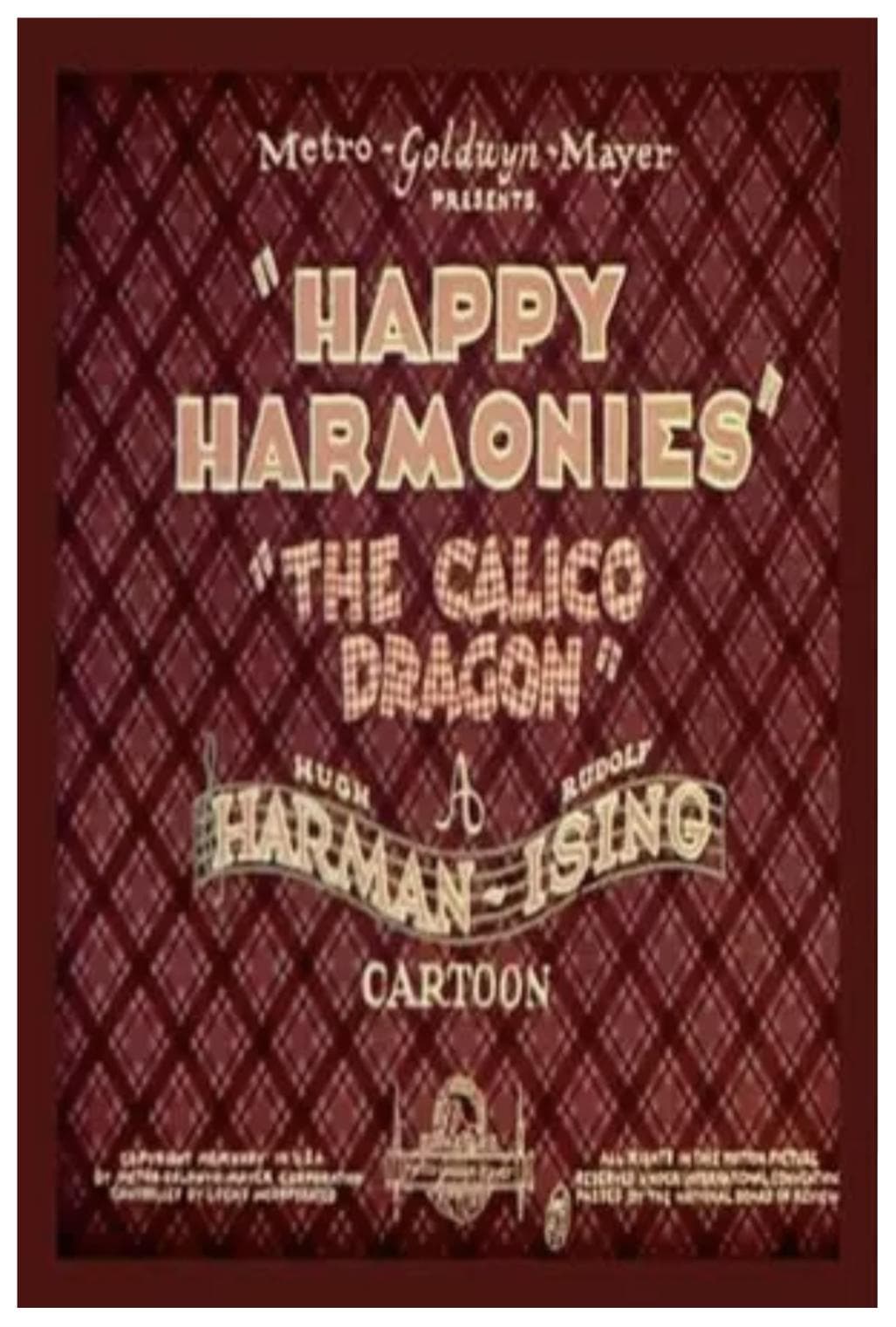 Happy Harmonies (1934-1935 Season) #9: The Calico Dragon