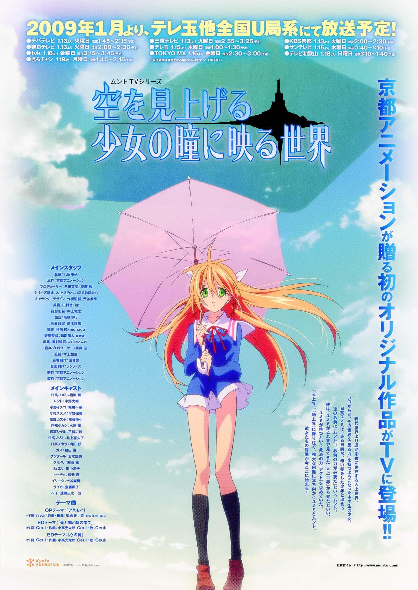 Sora o miageru shôjo no hitomi ni utsuru sekai