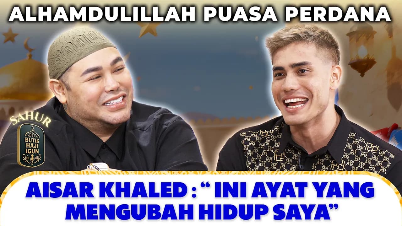 AISAR KHALED SANGAT MEMULIAKAN IBU NYA | BUTIK HAJI IGUN SAHUR